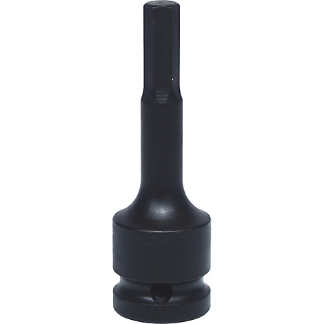 Schwarzer Sechskant-Bit-Adapter für Werkzeuge.